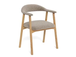 Addi (ruokatuoli käsinojilla monza 60 beige/ruskea)