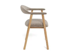 Addi (ruokatuoli käsinojilla monza 60 beige/ruskea)