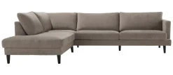 Altera (avokulmasohva vasen (avok. vasen + 3-ist.) raven liver tumma beige)