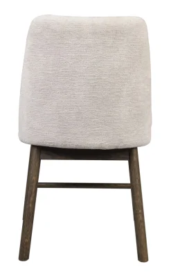 Amesbury (ruokatuoli vaalea beige kangas/ruskea tammi jalat)