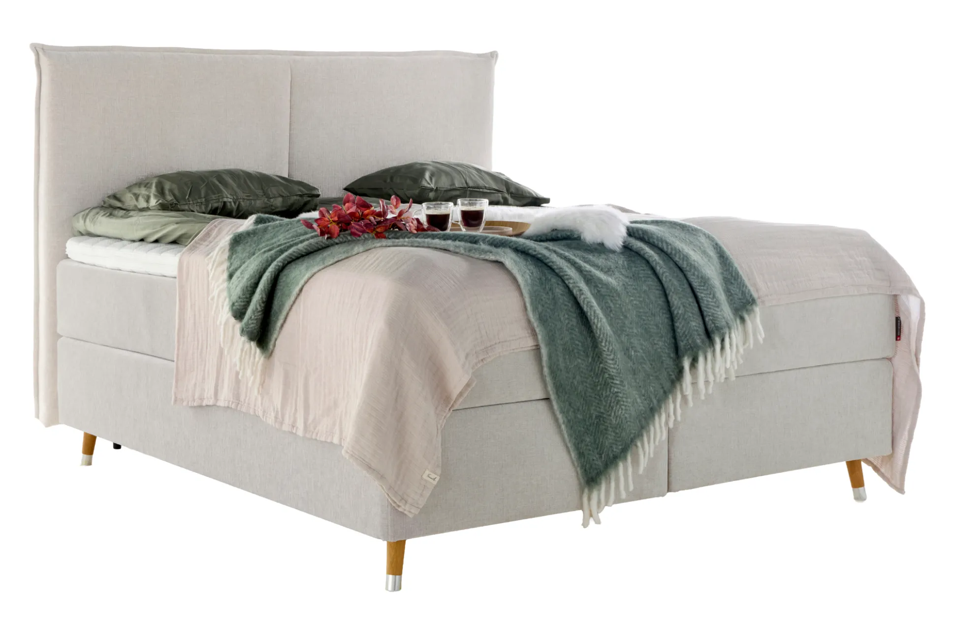 Asko Bonnell Balance (jenkkisänky 5-vyöh. 180x200cm hard beige (sis. balance pp + pääty))