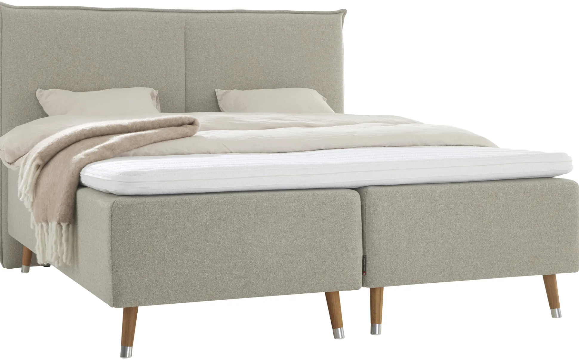 Asko Bonnell Balance (runkopatja 180x200cm hard beige sis. 6cm älyvaahto-petauspatja + pääty)
