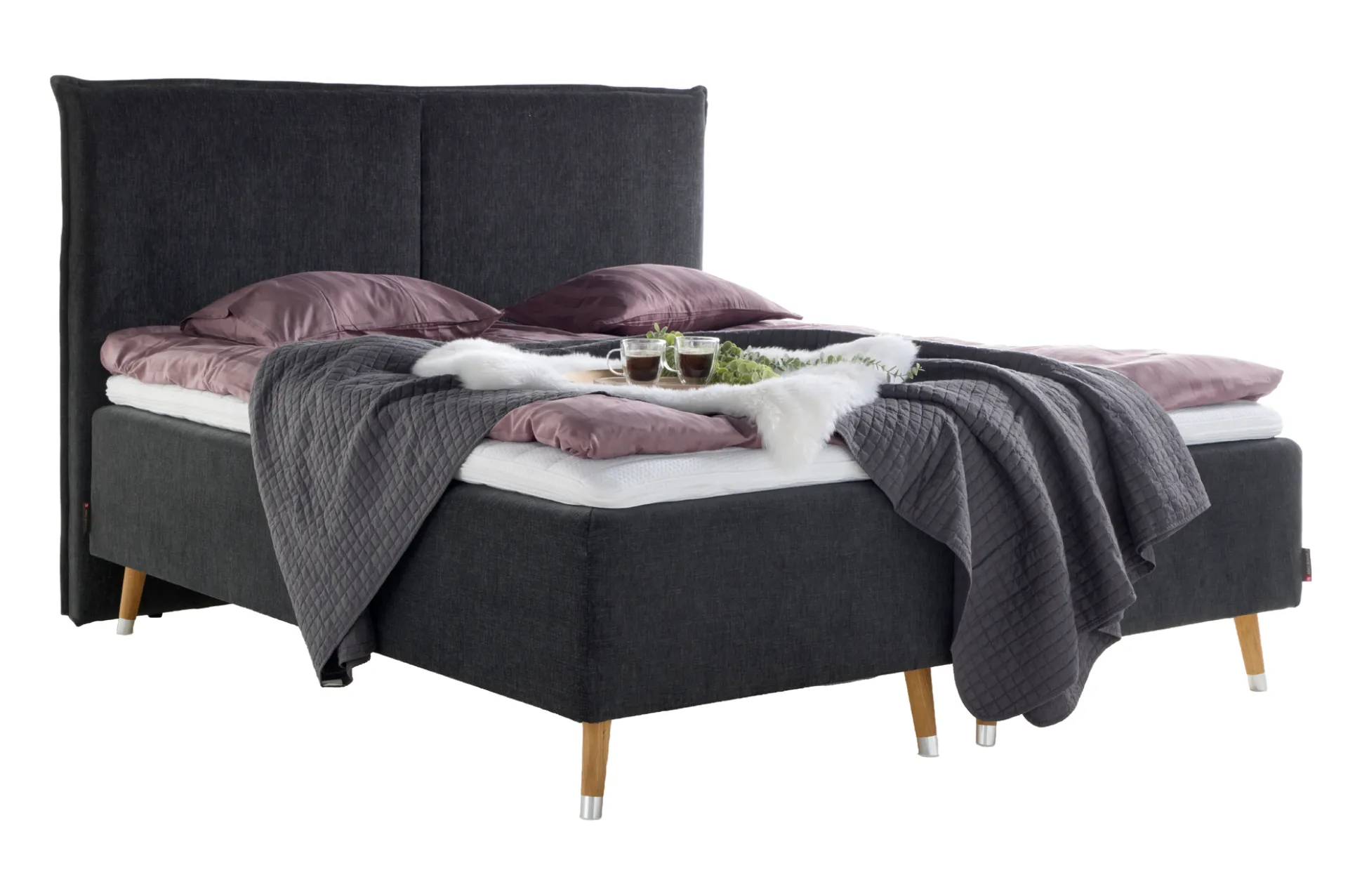 Asko Bonnell Balance (runkopatja 160x200cm hard hiili sis. Relax-petauspatja + pääty)