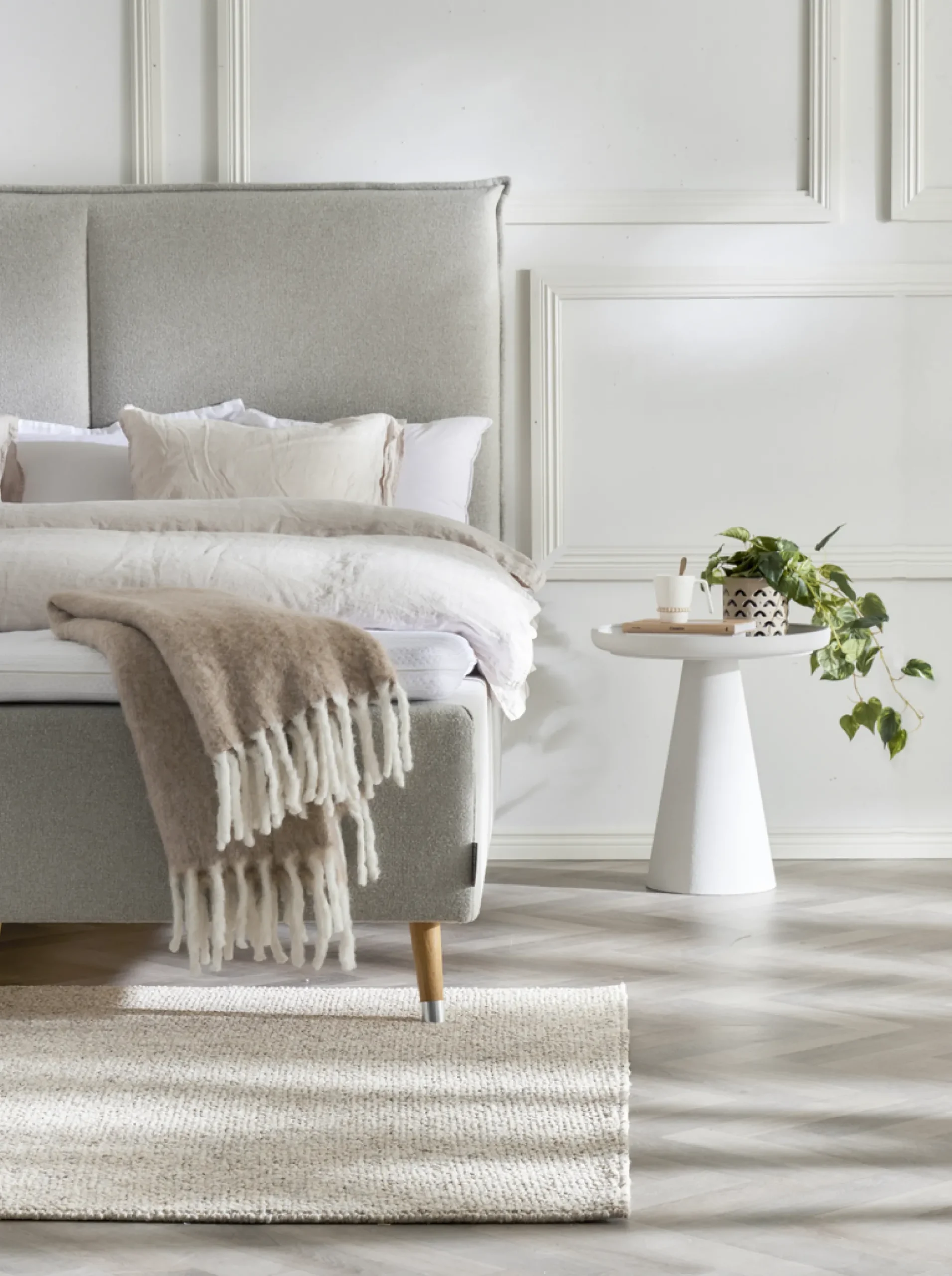 Asko Bonnell Balance (runkopatja 160x200cm medium beige sis. Relax-petauspatja + pääty)