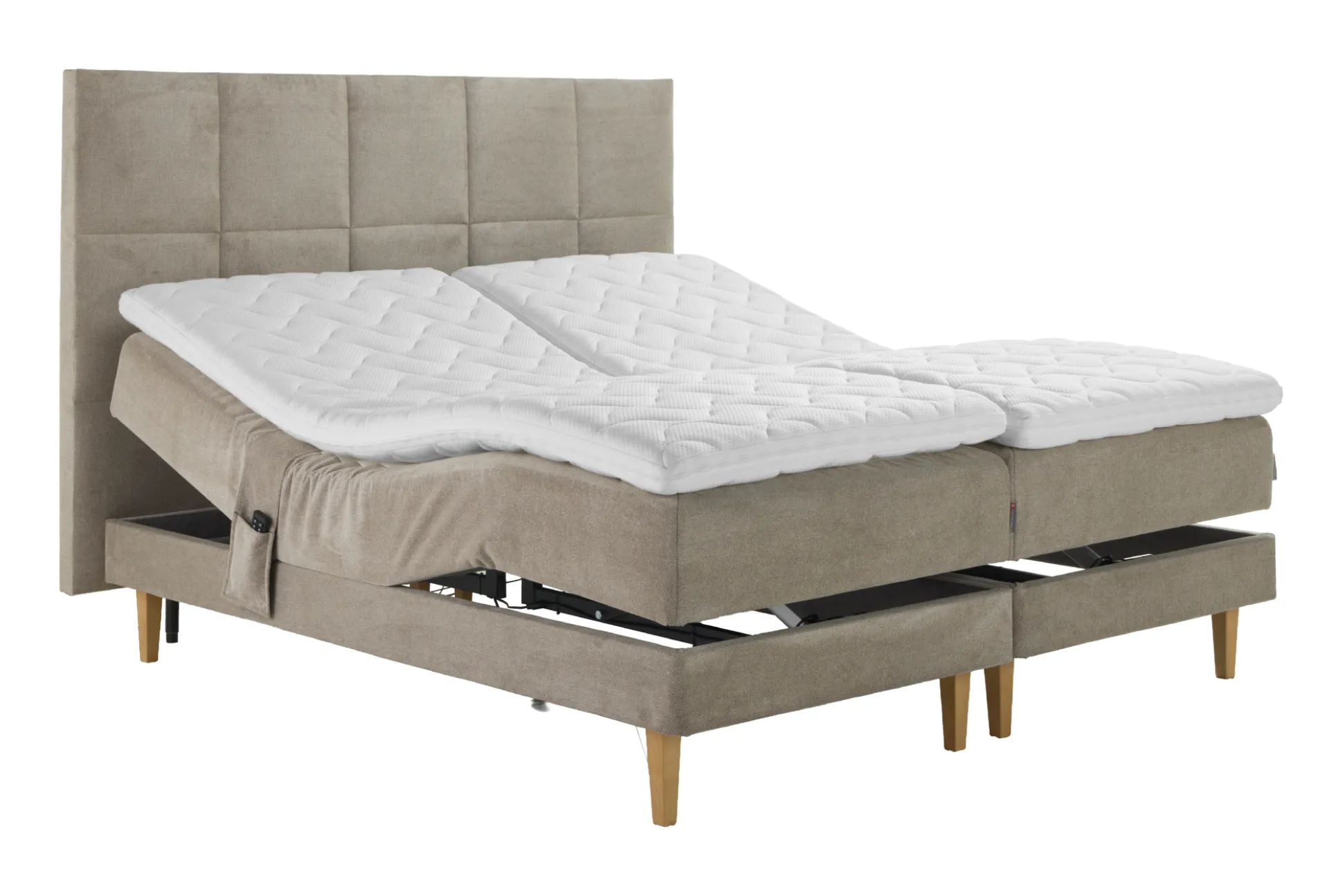 Asko Bonnell Comfort Plus (moottorisänky 180x200cm hard/hard Moon 05 sis. Harmony petauspatja + pääty)