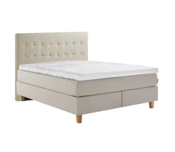 Asko Bonnell Dreamflow (jenkkisänky vyöhyke 160x200cm hard beige (sis. 8cm älyvaahto pp + pikkuruutu pääty))