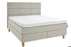 Asko Bonnell Dreamflow (jenkkisänky vyöhyke 160x200cm hard beige (sis. 6cm älyvaahto pp + isoruutu pääty))