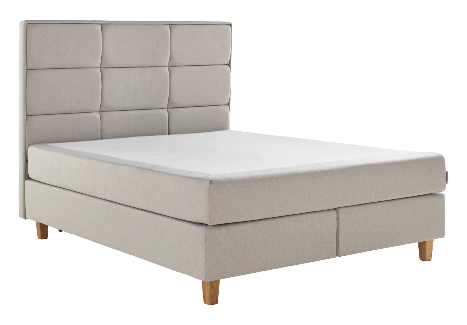 Asko Bonnell Dreamflow (jenkkisänky vyöhyke 180x200cm hard beige isoruutu pääty ei sis. pp)