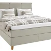 Asko Bonnell Dreamflow (jenkkisänky vyöhyke 160x200cm hard beige (sis. 8cm älyvaahto pp + isoruutu pääty))