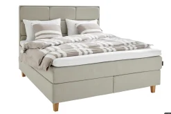 Asko Bonnell Dreamflow (jenkkisänky vyöhyke 160x200cm hard beige (sis. 8cm älyvaahto pp + isoruutu pääty))