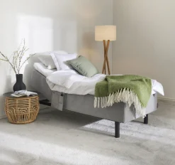 Asko Bonnell Dreamflow (moottorisänky vyöhyke 80x200cm medium harmaa (sis. 8cm älyvaahto pp))