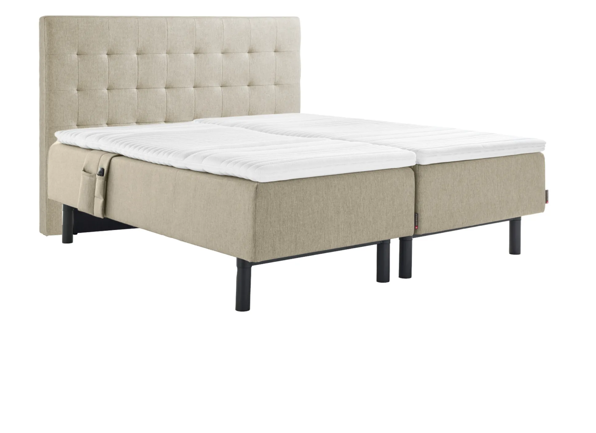 Asko Bonnell Dreamflow (moottorisänky vyöhyke 160x200cm hard beige (sis. 6cm älyvaahto pp + pikkuruutu pääty))