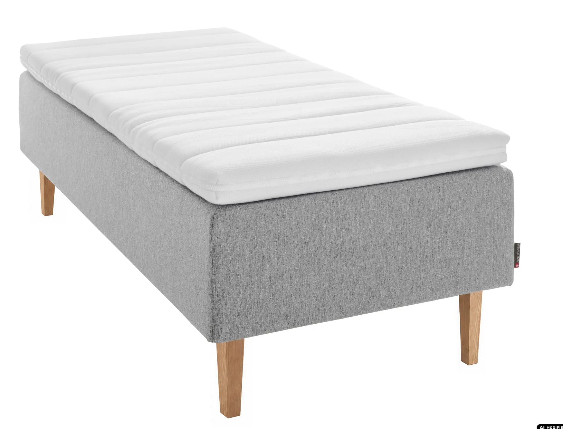 Asko Bonnell Dreamflow (runkopatja 90x200cm medium, harmaa sis. 8cm älyvaahto-petauspatja)