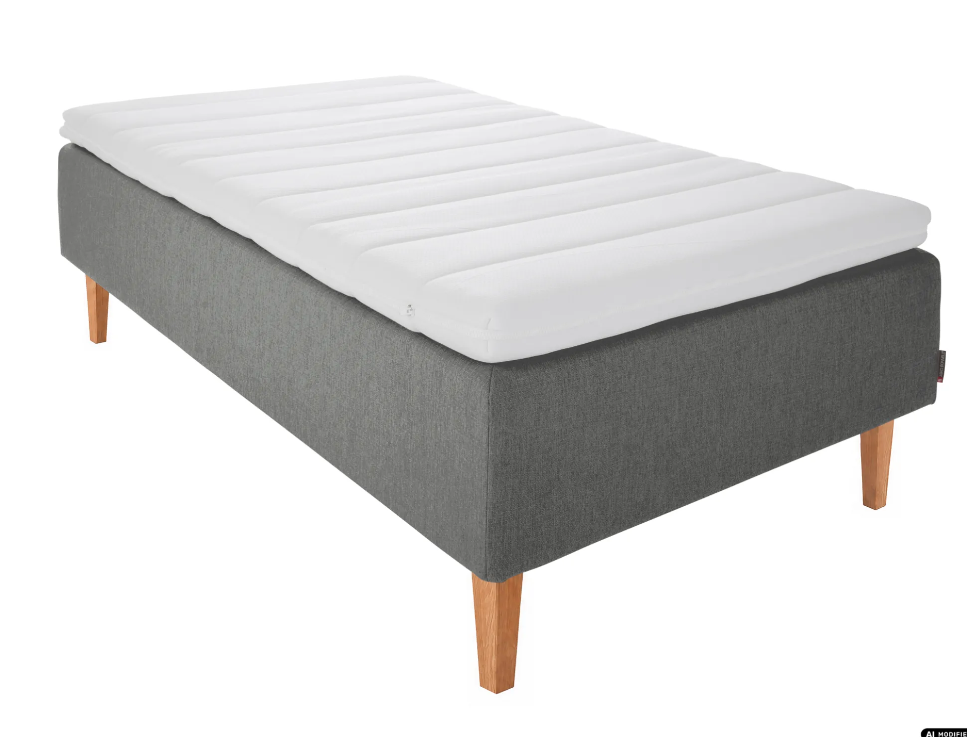 Asko Bonnell Dreamflow (runkopatja 120x200cm hard, tummanharmaa sis. 6cm älyvaahto-petauspatja)