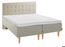 Asko Bonnell Dreamflow (runkopatja 180x210cm medium/hard, beige sis. 8cm älyvaahto-petauspatja + pikkuruutu-pääty)