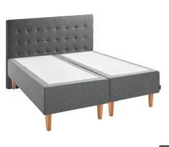 Asko Bonnell Dreamflow (runkopatja 180x200cm medium/hard, tummanharmaa sis. pikkuruutu-pääty (ei sis. petauspatjaa))