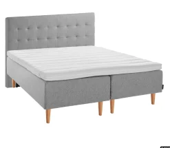 Asko Bonnell Dreamflow (runkopatja 180x210cm medium, harmaa sis. 8cm älyvaahto-petauspatja + pikkuruutu-pääty)