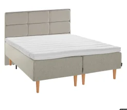 Asko Bonnell Dreamflow (runkopatja 180x210cm medium/hard, beige sis. 8cm älyvaahto-petauspatja + isoruutu-pääty)