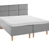 Asko Bonnell Dreamflow (runkopatja 180x210cm hard, harmaa sis. 8cm älyvaahto-petauspatja + isoruutu-pääty)
