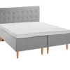 Asko Bonnell Dreamflow (runkopatja 180x210cm medium/hard, harmaa sis. 8cm älyvaahto-petauspatja + pikkuruutu-pääty)
