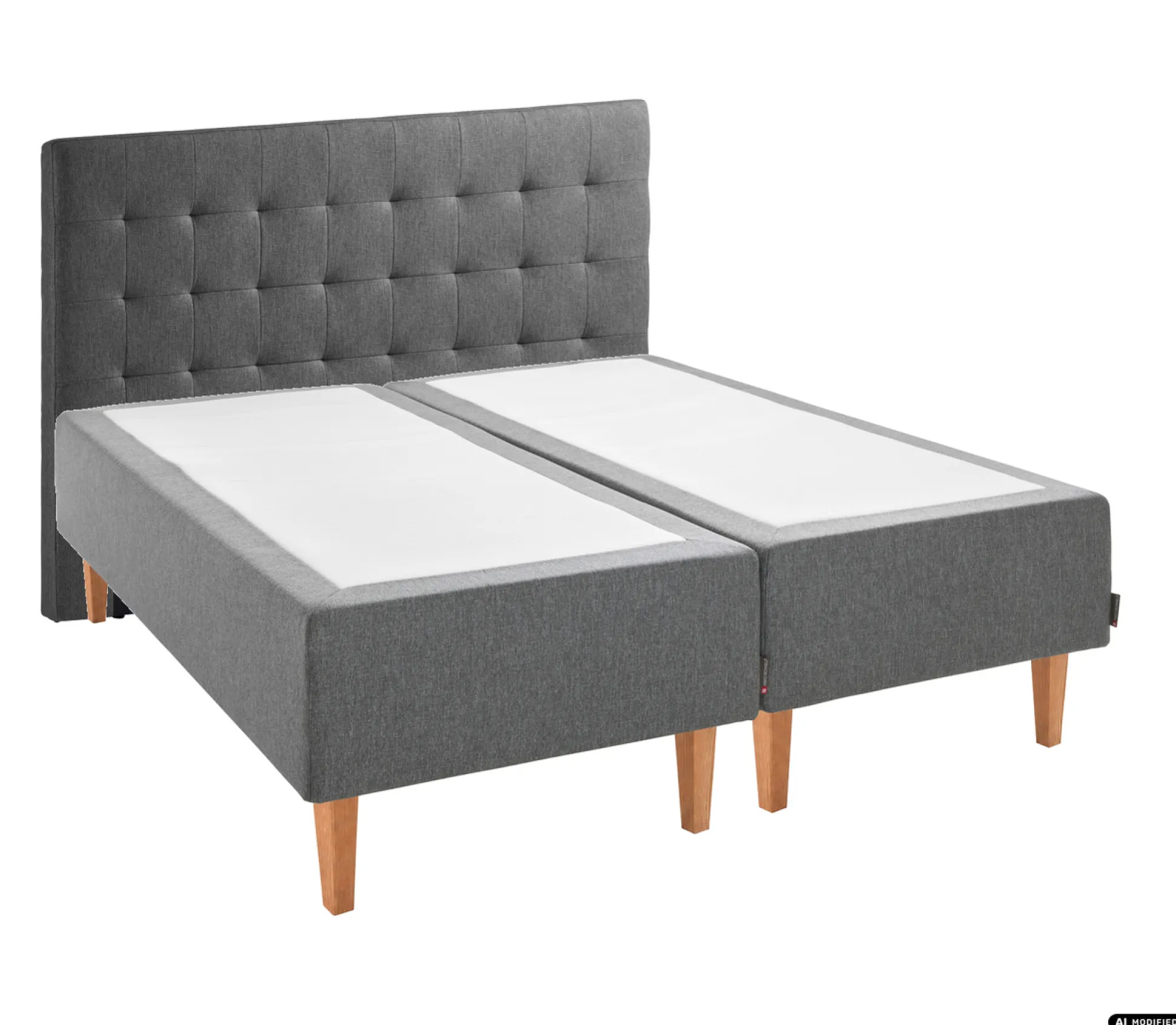 Asko Bonnell Dreamflow (runkopatja 180x210cm medium/hard, tummanharmaa sis. pikkuruutu-pääty (ei sis. petauspatjaa))