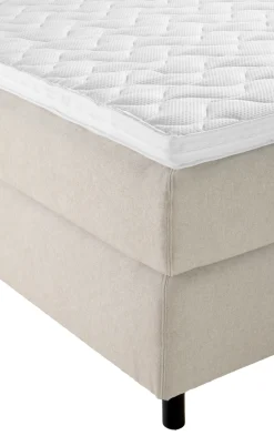 Asko Bonnell Ergo Flow (jenkkisänky 210x210cm medium/medium Rice 4 sis. Comfort petauspatja + pääty)
