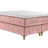 Asko Bonnell Harmony (jenkkisänky 160x200cm hard/hard, Unic 19 roosa, sis. Basic-petauspatja)