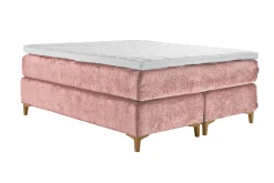 Asko Bonnell Harmony (jenkkisänky 160x200cm hard/hard, Unic 19 roosa, sis. Basic-petauspatja)
