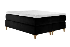 Asko Bonnell Harmony (jenkkisänky 160x200cm medium/hard, Unic 26 musta, sis. Harmony-petauspatja)