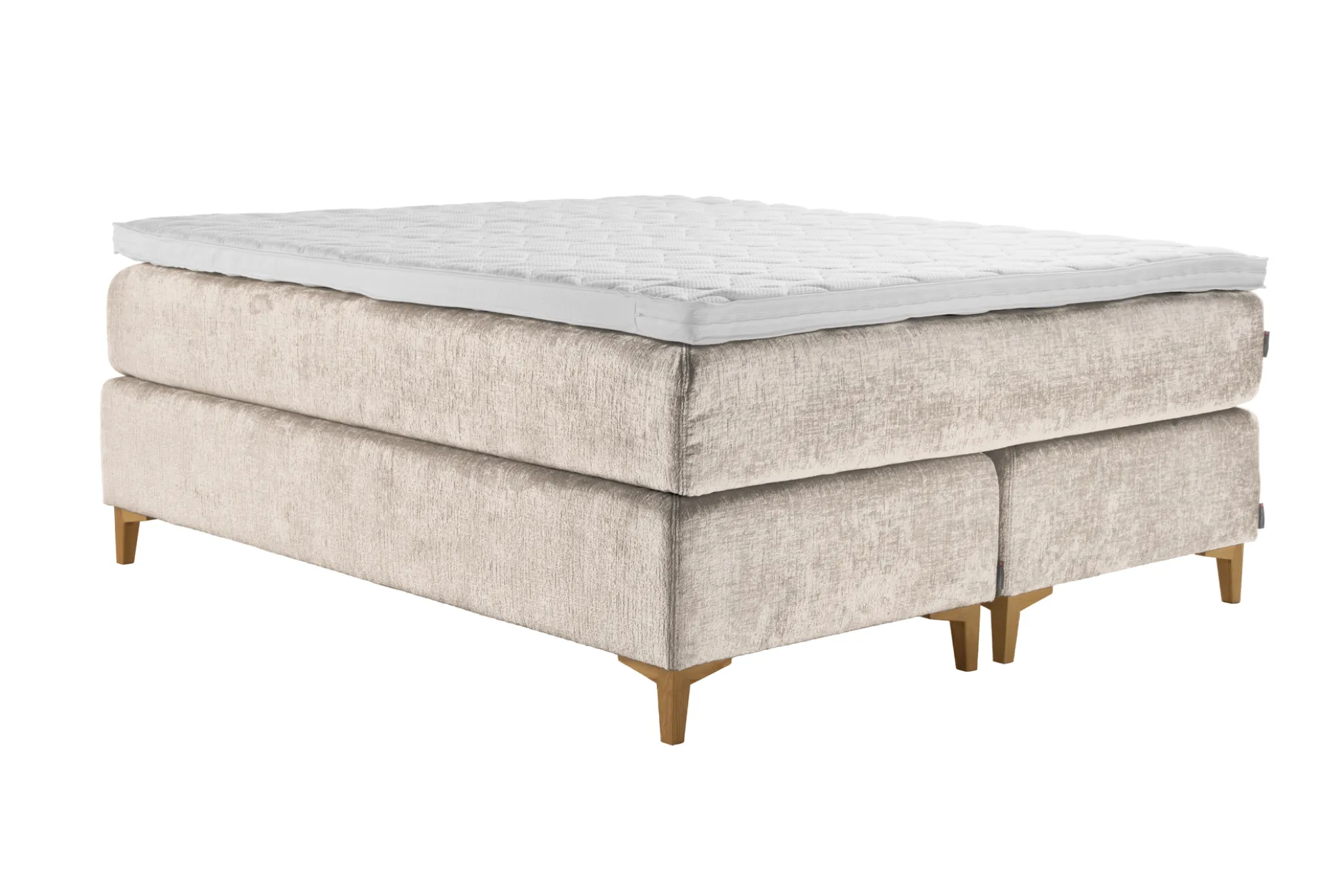 Asko Bonnell Harmony (jenkkisänky 180x200cm hard/hard, Unic 4 hiekka, sis. Comfort-petauspatja)