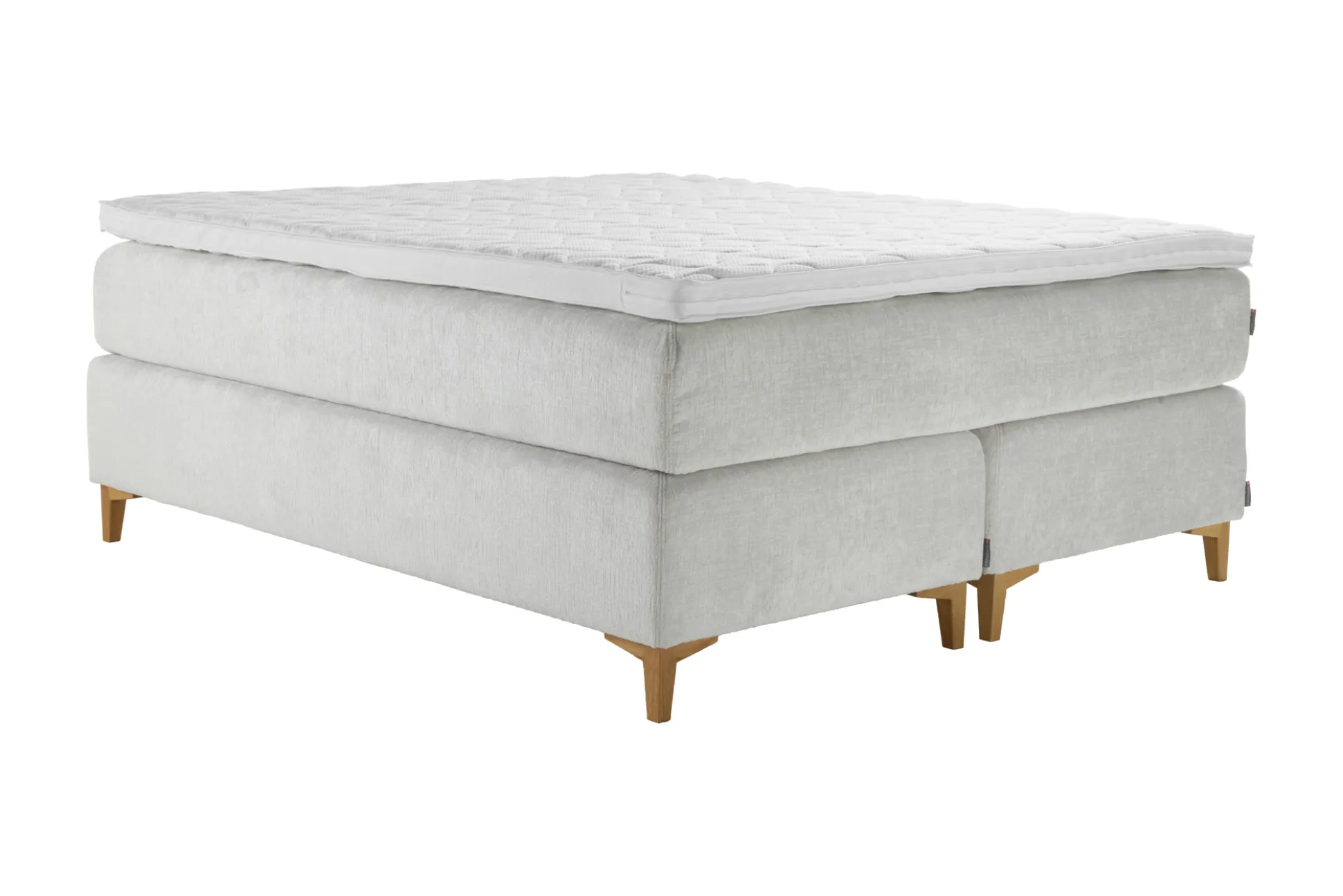 Asko Bonnell Harmony (jenkkisänky 160x200cm hard/hard, Unic 2 luonnonvalkoinen, sis. Basic-petauspatja)