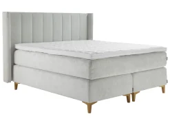Asko Bonnell Harmony (jenkkisänky 160x200cm hard/hard, Unic 2 luonnonvalkoinen, sis. Superhard-petauspatja + pääty)