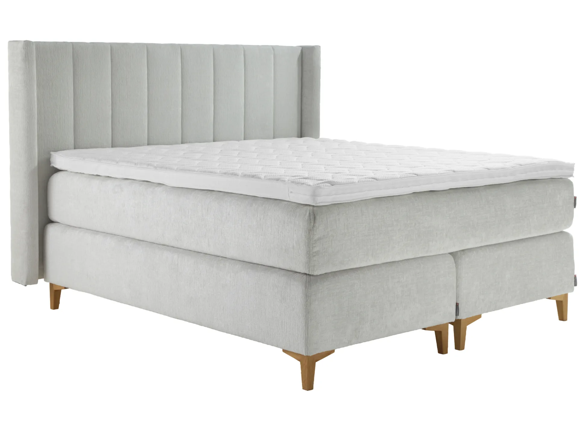 Asko Bonnell Harmony (jenkkisänky 160x200cm hard/hard, Unic 2 luonnonvalkoinen, sis. Superhard-petauspatja + pääty)