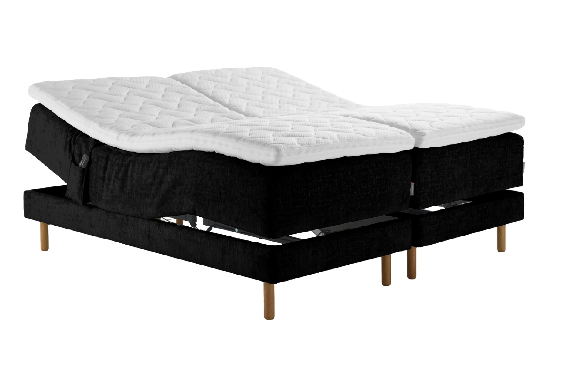 Asko Bonnell Harmony (moottorisänky 180x200cm medium/hard, Unic 26 musta, sis. Basic-petauspatja)