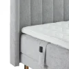Asko Bonnell Harmony (moottorisänky 160x200cm hard/hard, Unic 23 vaaleanharmaa, sis. Basic-petauspatja + pääty)