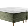 Asko Bonnell Harmony (moottorisänky 160x200cm hard/hard, Unic 15 tummanvihreä, sis. Harmony-petauspatja + pääty)