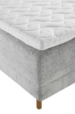 Asko Bonnell Harmony (moottorisänky 160x200cm hard/hard, Unic 23 vaaleanharmaa, sis. Comfort-petauspatja + pääty)