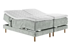 Asko Bonnell Harmony (moottorisänky 160x200cm medium/hard, Unic 20 vaaleanvihreä, sis. Supersoft-petauspatja)