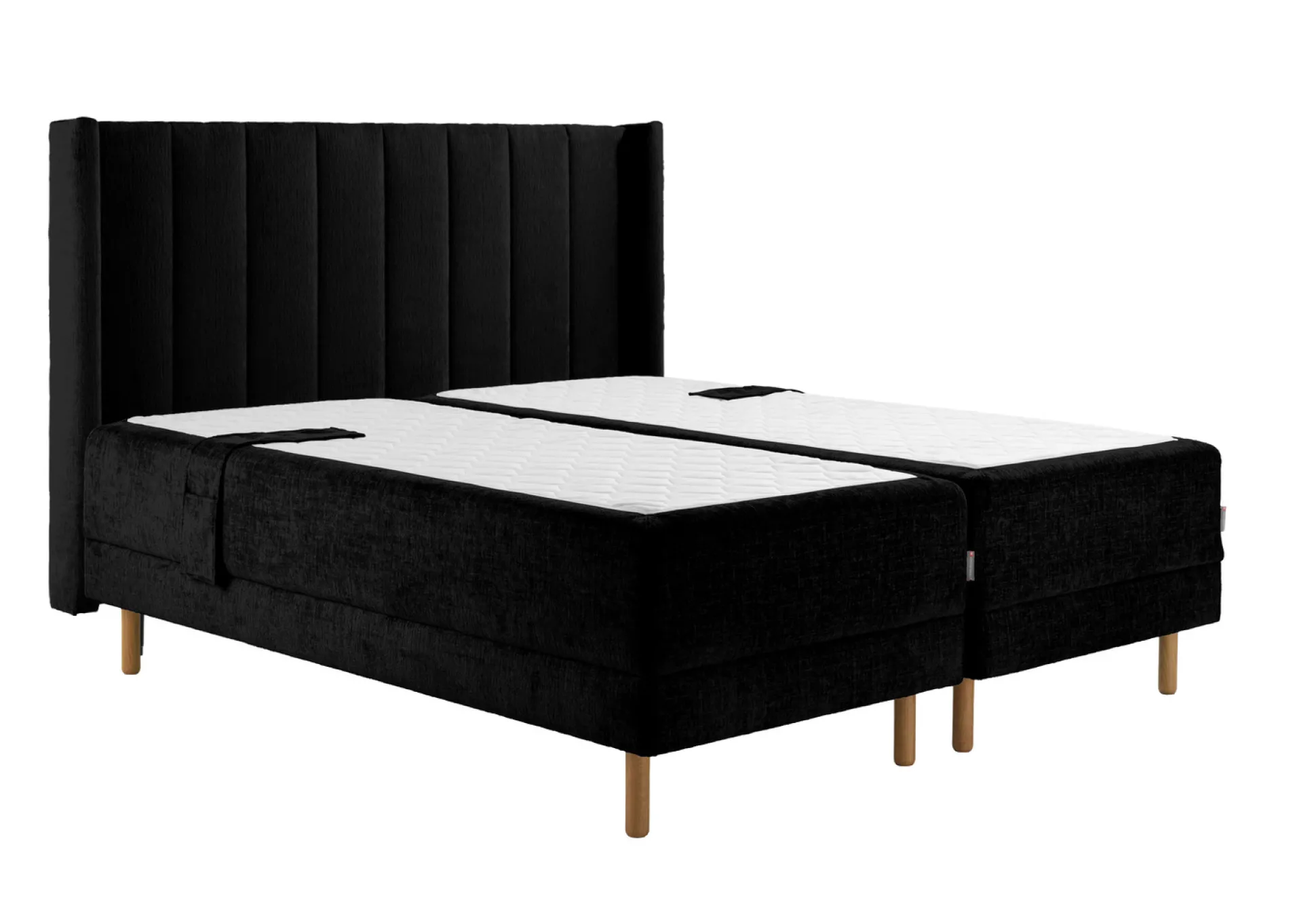 Asko Bonnell Harmony (moottorisänky 180x200cm hard/hard, Unic 26 musta, sis. pääty (ei sis. petauspatjaa))
