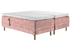 Asko Bonnell Harmony (moottorisänky 160x200cm hard/hard, Unic 19 roosa, sis. halkio Memory Soft -petauspatja + pääty)