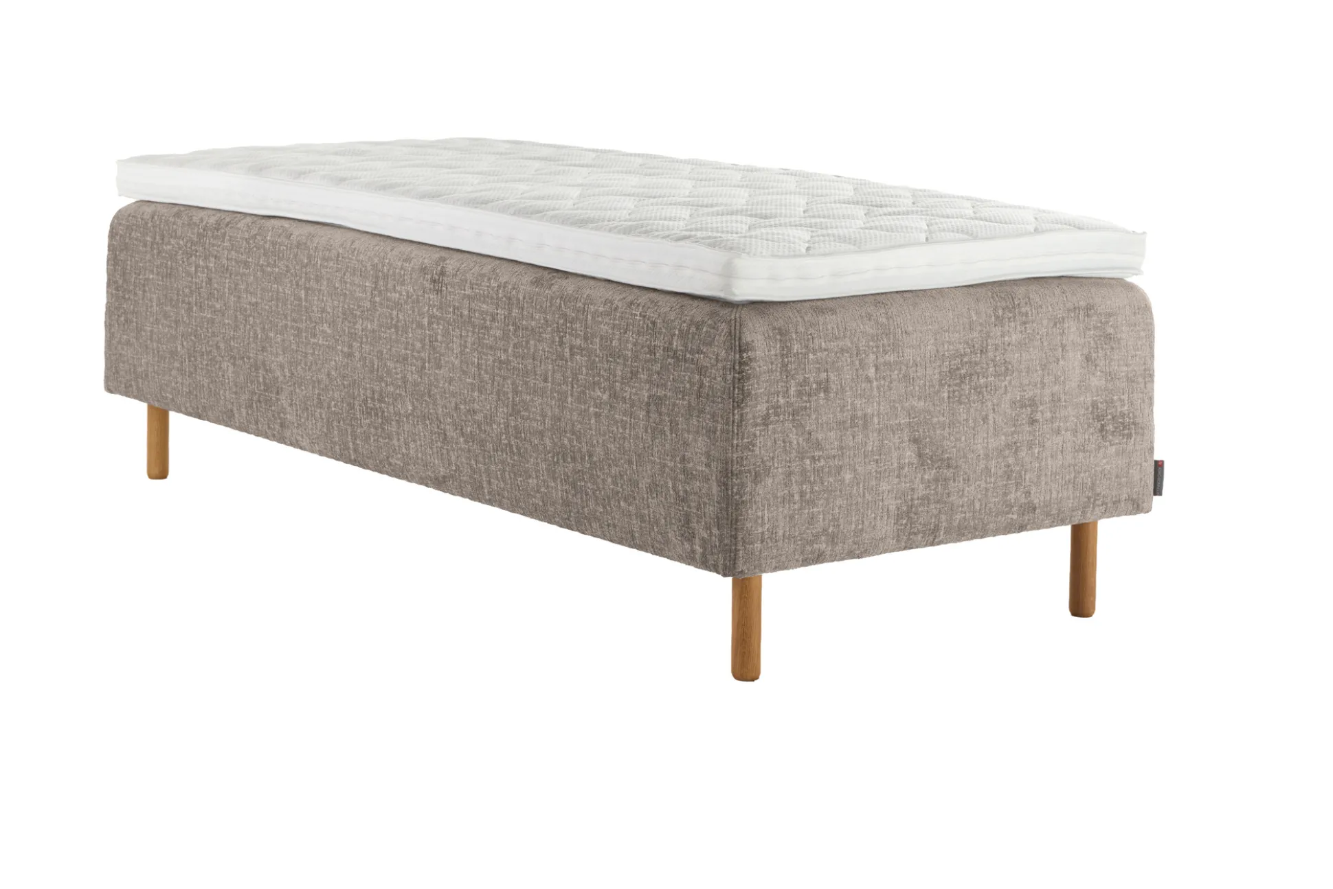 Asko Bonnell Harmony (runkopatja 90x200cm medium, Unic 21 harmaanruskea, sis. Superhard-petauspatja)