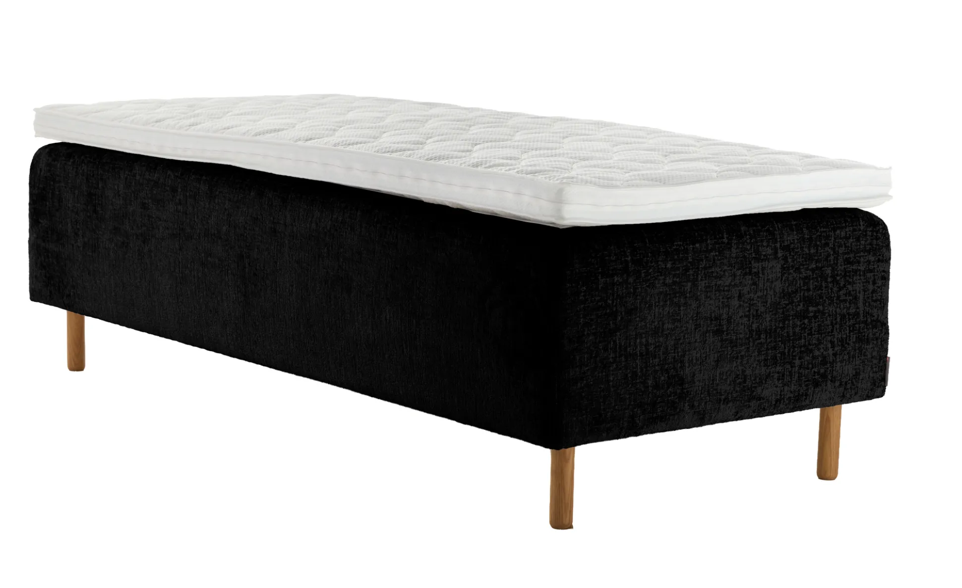 Asko Bonnell Harmony (runkopatja 80x200cm medium, Unic 26 musta, sis. Comfort-petauspatja)