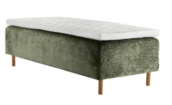Asko Bonnell Harmony (runkopatja 80x200cm hard, Unic 15 tummanvihreä, sis. Comfort-petauspatja)