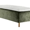 Asko Bonnell Harmony (runkopatja 80x200cm medium, Unic 15 tummanvihreä, sis. Comfort-petauspatja)