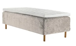 Asko Bonnell Harmony (runkopatja 80x200cm medium, Unic 21 harmaanruskea, sis. Supersoft-petauspatja)