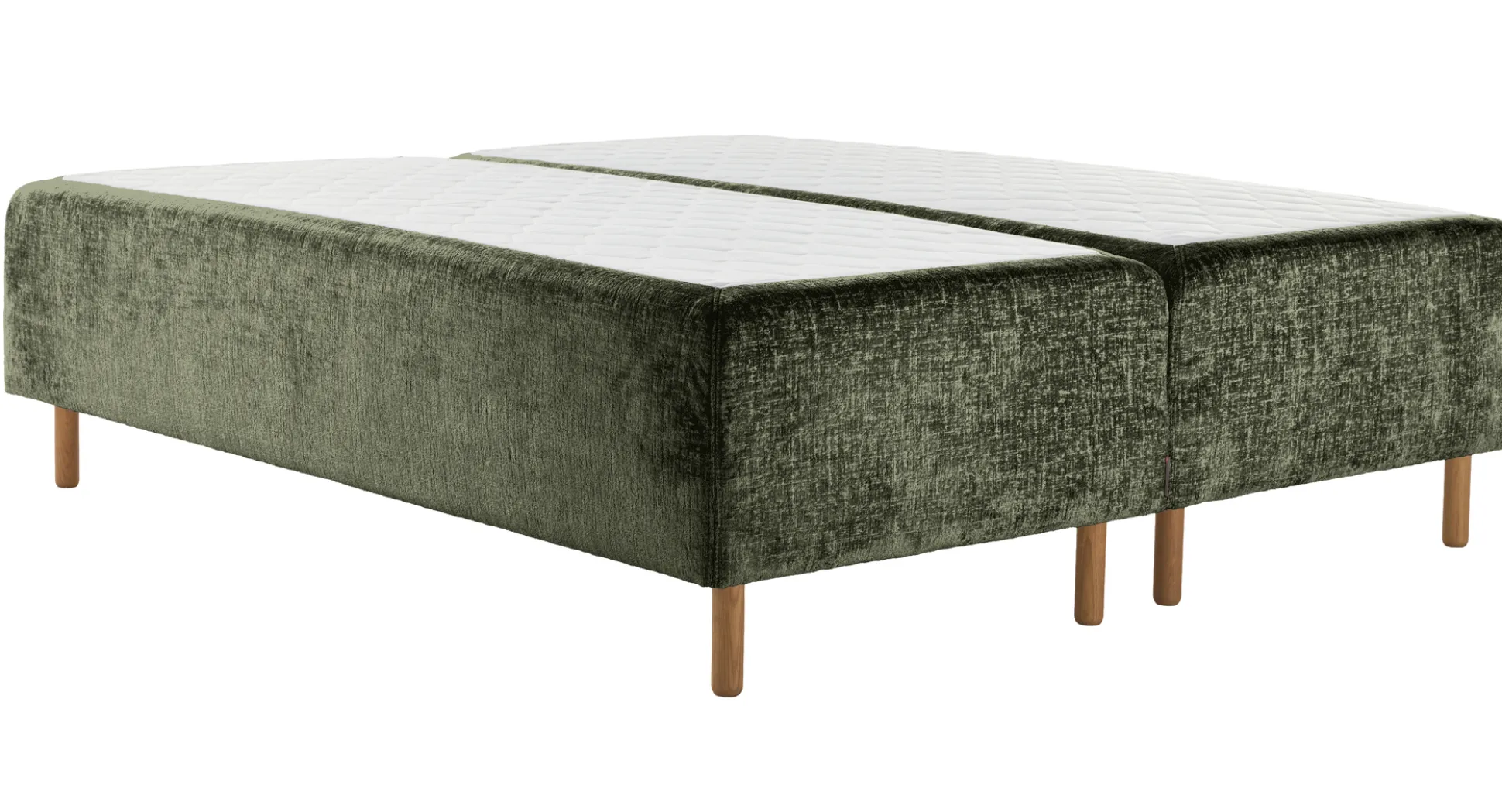 Asko Bonnell Harmony (runkopatja 180x200cm medium/hard, Unic 15 tummanvihreä, (ei sis. petauspatjaa))