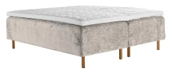 Asko Bonnell Harmony (runkopatja 180x200cm medium/hard, Unic 21 harmaanruskea, sis. Basic-petauspatja + pääty)