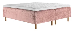 Asko Bonnell Harmony (runkopatja 180x200cm medium/medium, Unic 19 roosa, sis. Ergo-petauspatja + pääty)
