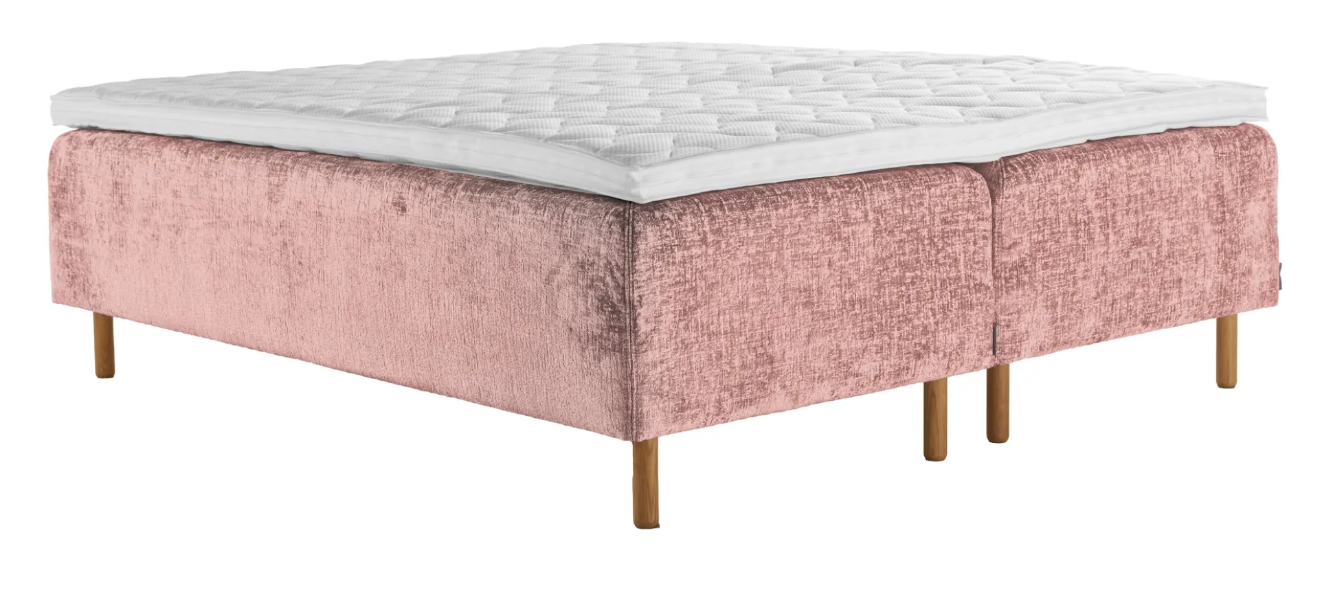 Asko Bonnell Harmony (runkopatja 180x200cm hard/hard, Unic 19 roosa, sis. Superhard-petauspatja)