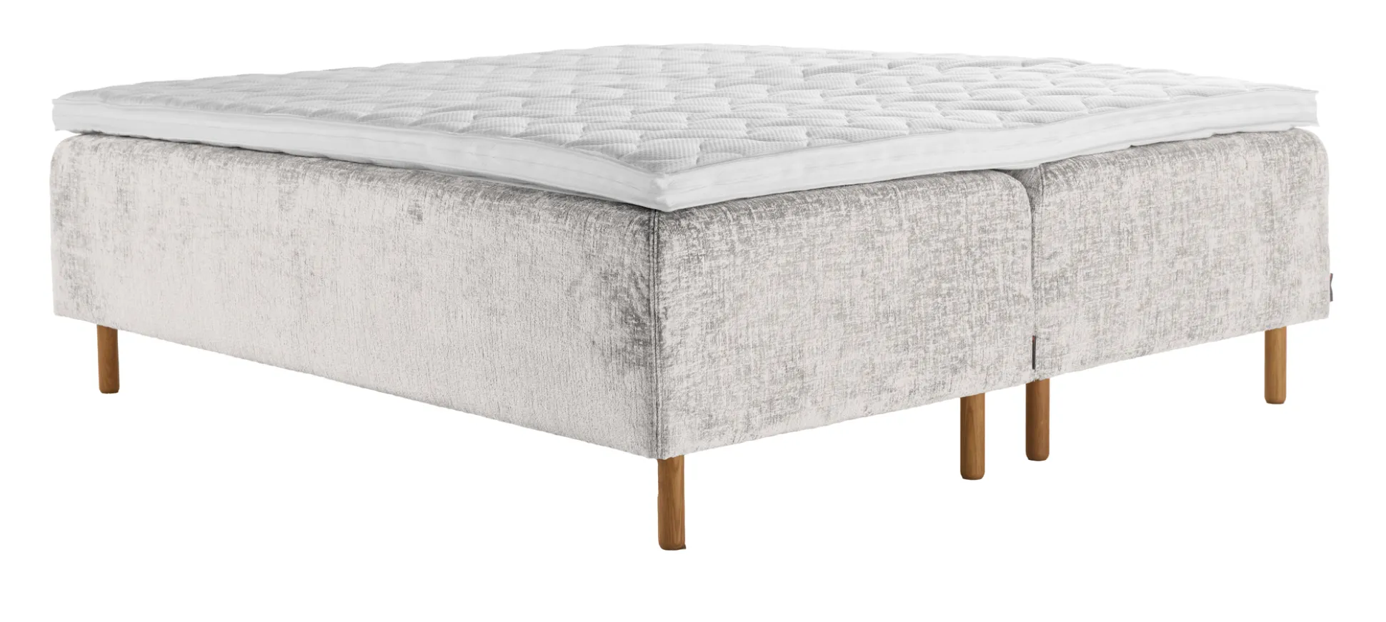 Asko Bonnell Harmony (runkopatja 180x200cm hard/hard, Unic 23 vaaleanharmaa, sis. Harmony-petauspatja)